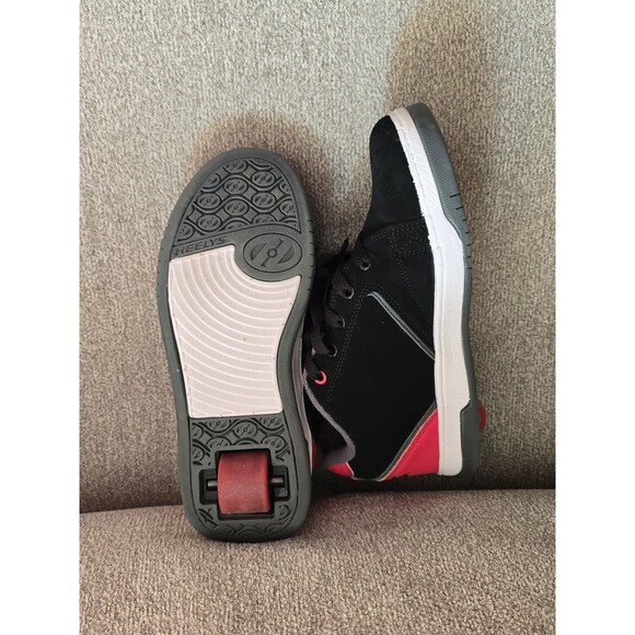 HEELYS Propel KR | Unisex Wheeled Shoes, Black/Red/Grey Strap, sz 5y - Picture 3 of 7
